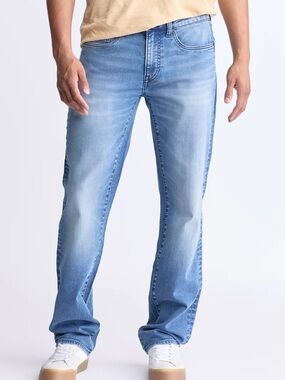 Buffalo David Bitton Light Blue Straight Leg Jeans